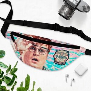 Chris Farley 90s SNL Schmitt's Gay Beer Art Premium Fanny Pack - Crossbody Bag